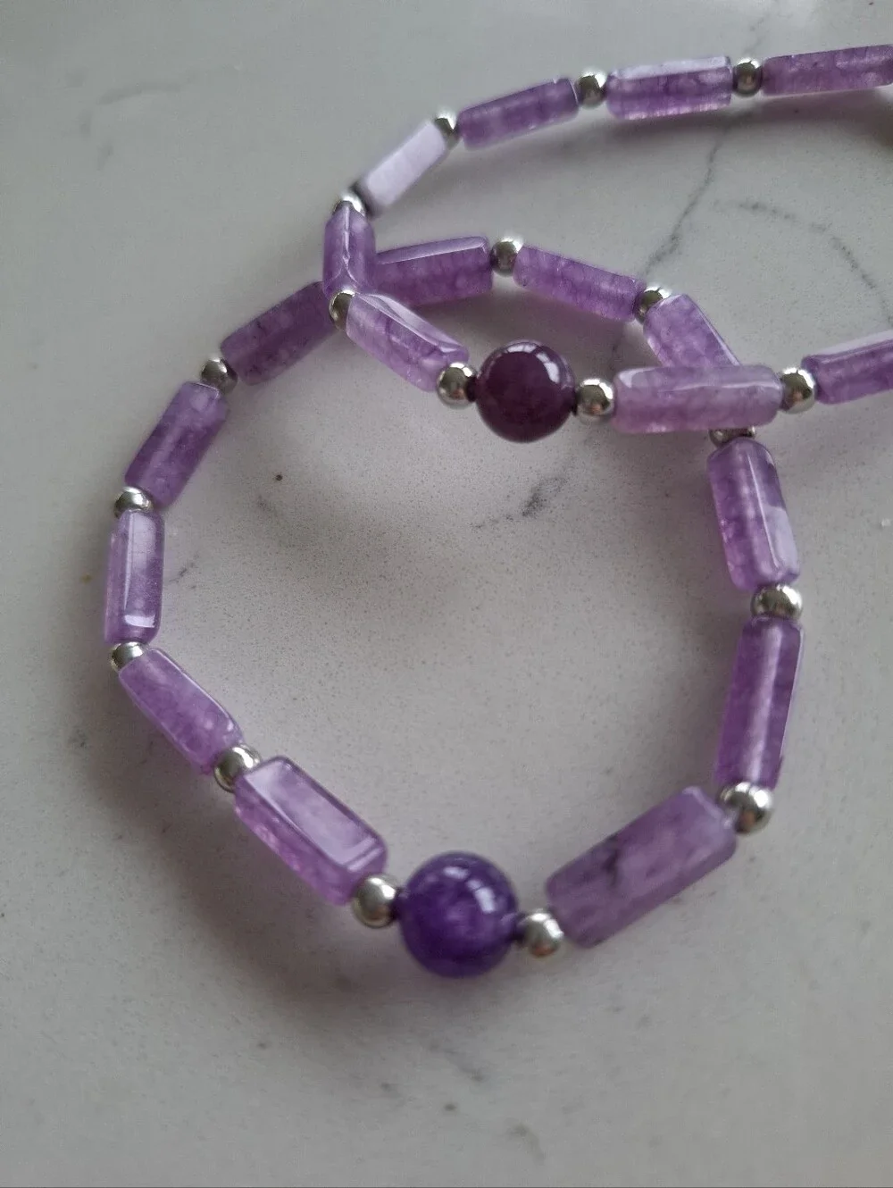 Genuine Amethyst Bracelet